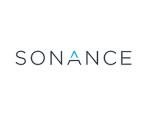 Sonance logo with stylized letter A.